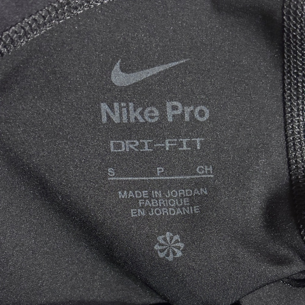 NIKE PRO DRI-Fit 5” Shorts Black/Grey Size Small - Picture 7 of 13